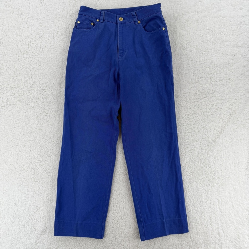 Lauren Jeans Co Ralph Lauren Jeans Womens 4 Blue High Rise Straight Leg Stretch‎